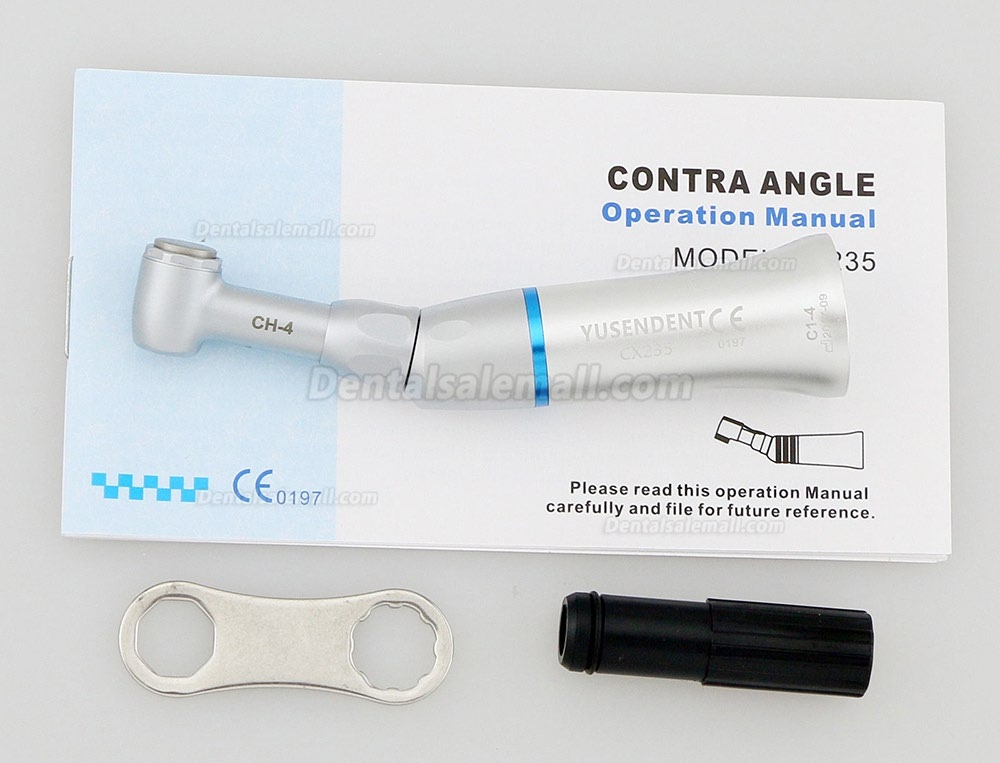 Yusendent COXO C1-4 Contra Angle 1:1 Low Speed Push Button Handpiece